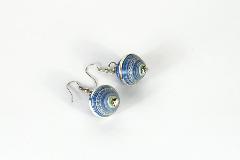 Magazine Medium Bead Earrings