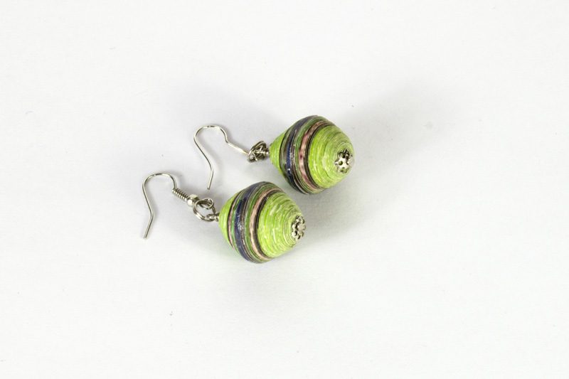 Magazine Medium Bead Earrings