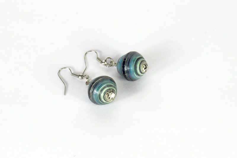 Magazine Medium Bead Earrings