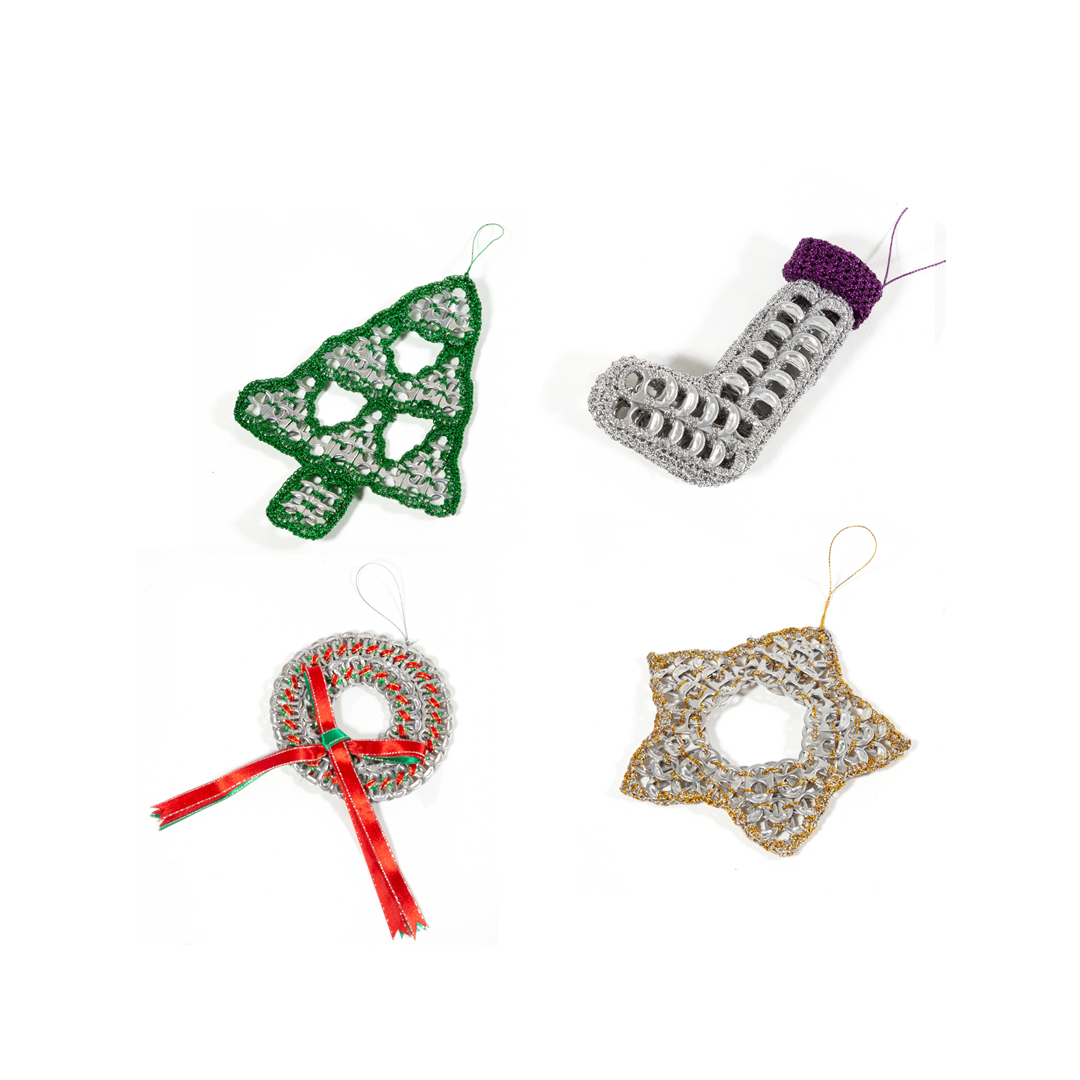 LARGE Ring Pull Christmas Decorations LARGE Ring Pull Christmas Decorations