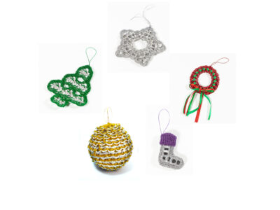 SMALL Ring Pull Christmas Decorations